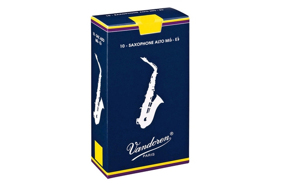 Vandoren Classic Blau Altsax Blätter (3) 10er Pack image 1