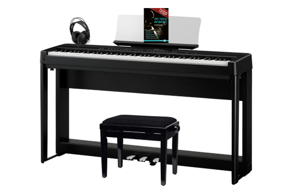 Kawai ES-520 B Stagepiano Black Deluxe Set image 1