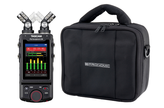 Set de Grabadora Portátil Tascam Portacapture X8 con Bolsa image 1