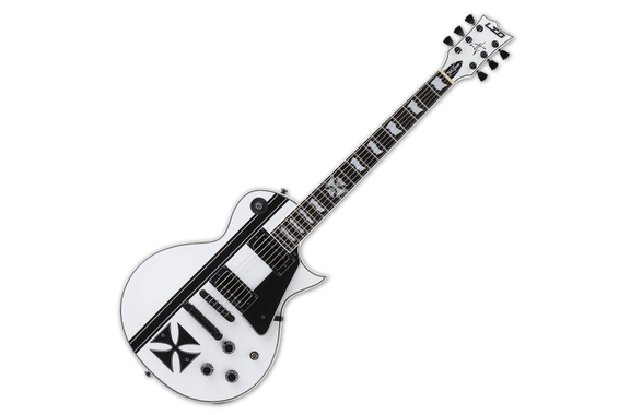 ESP LTD James Hetfield Iron Cross SW Snow White image 1
