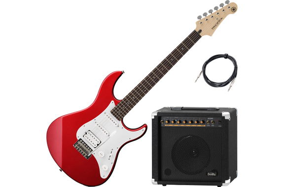 Yamaha Pacifica 012 RM Red E-Gitarra Set AK20GR image 1