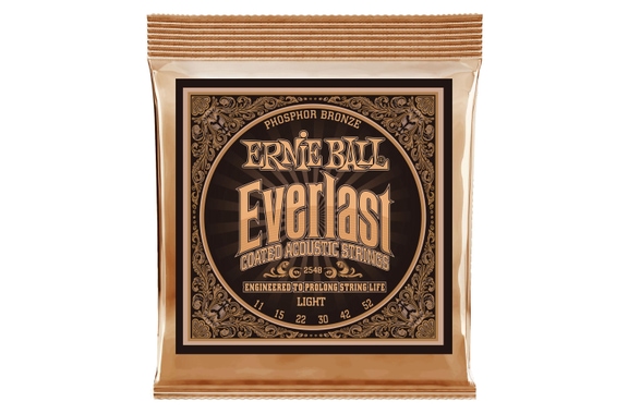 Ernie Ball 2548 Everlast Coated Phosphor Bronze Light image 1