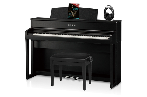 Kawai CA 701 B Digitalpiano Premium Nero Satinato Set image 1