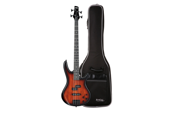 Ibanez GSR200-CNB E-Bass Charcoal Brown Burst Set image 1