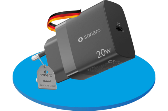 Sonero Cargador USB-C 20 W PD Negro image 1