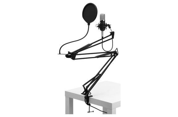 Pronomic CM-22 Radioshow Bundle incl. Popschutz zwart & Mikrofoonarm image 1