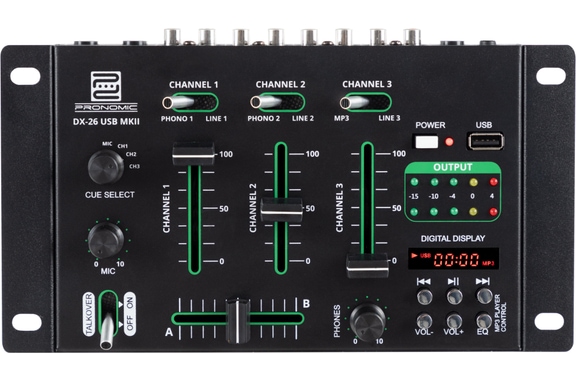 Pronomic DX-26 USB MKII DJ-Mixer  - Retoure (Zustand: sehr gut) image 1