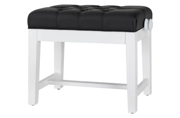 Classic Cantabile Banc De Piano Modèle X Blanc Mat image 1