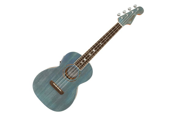 Fender Dhani Harrison Ukulélé Turquoise image 1