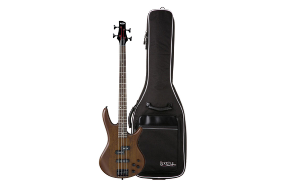 Ibanez GSR200B-WNF Walnut Flat Gigbag Set image 1