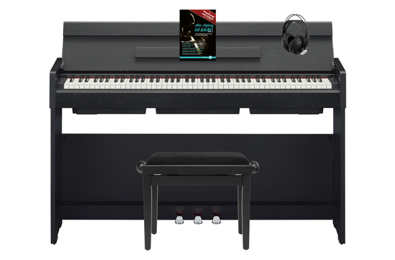 Yamaha Arius YDP-S35B Matte Black E-Piano Set image 1