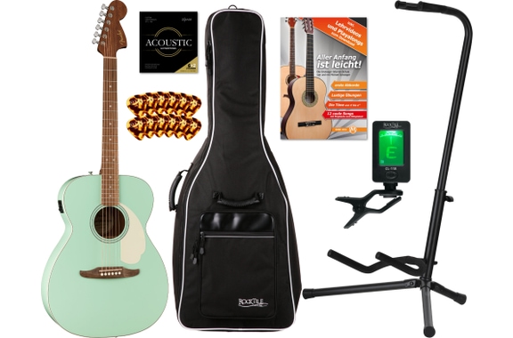 Fender California Standard Monterey E Surf Green Starter Set image 1