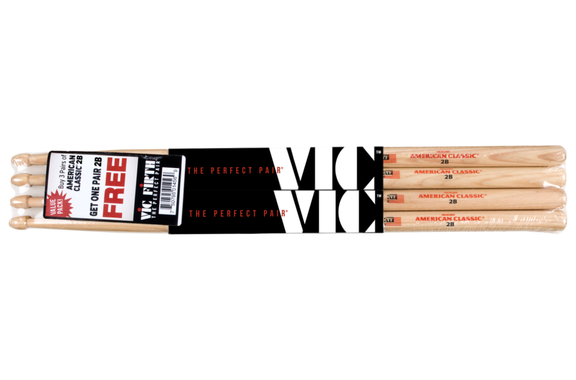 Vic Firth American Classic 2B Value Pack image 1