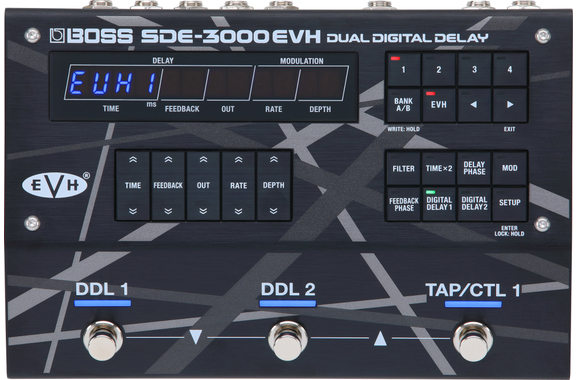 Boss SDE-3000EVH Pedal de Delay Dual image 1