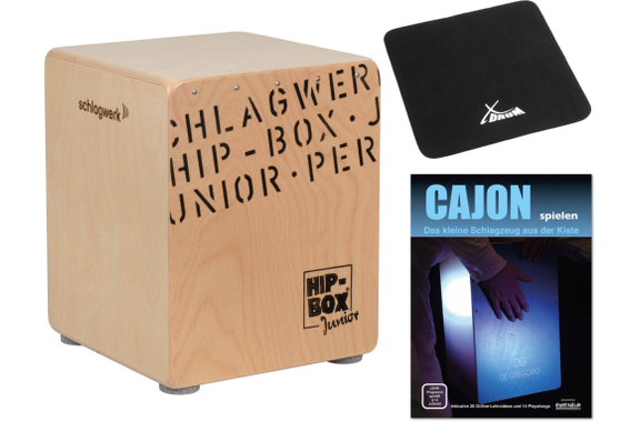 Schlagwerk CP401 Hip Box Junior Cajon Set inkl. Sitzpad und Schule image 1