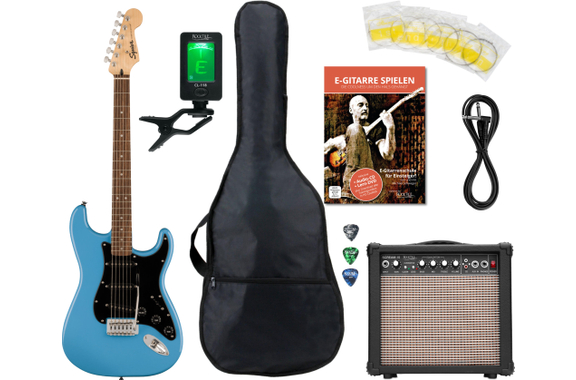 Squier Sonic Stratocaster California Blue Starter Set image 1