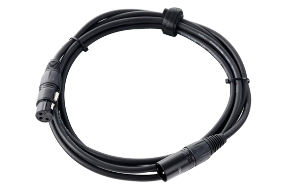 Pronomic Stage XFXM-2.5 Cavo Microfono XLR 2,5 m Nero image 1