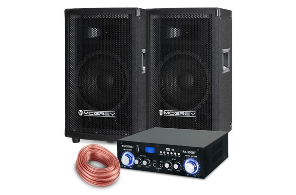 McGrey PA Compleetset PowerDJ-1000 600W image 1