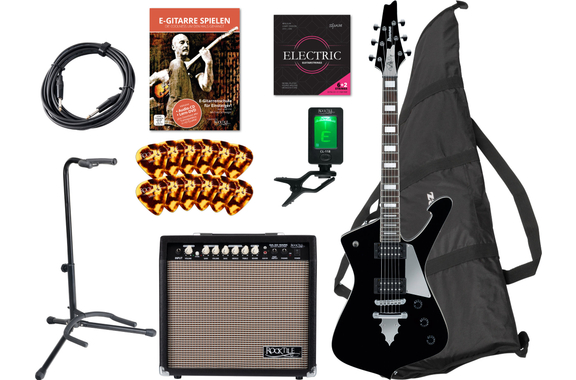 Ibanez PS60-BK Paul Stanley Signature Gitaar Black Set image 1