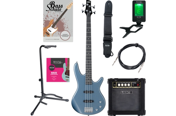 Ibanez GSR180-BEM E-Bass Baltic Blue Metallic Set image 1
