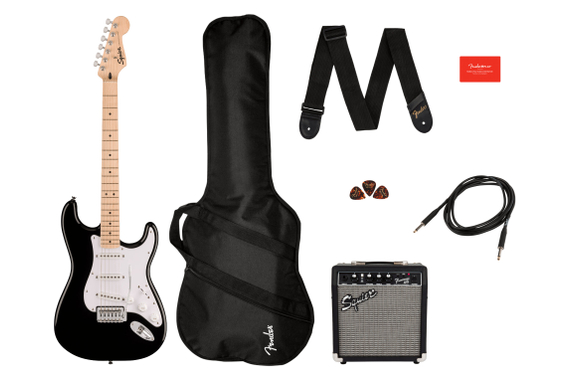 Squier Sonic Stratocaster Pack Black image 1