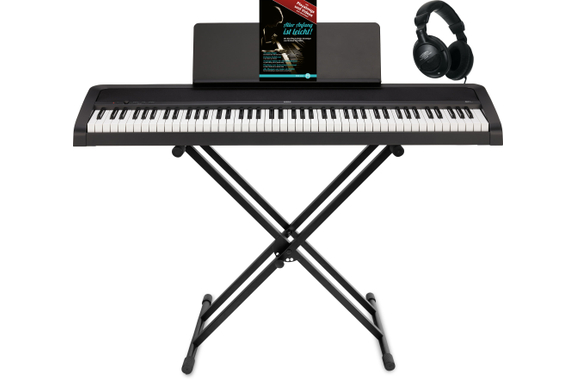 Korg B2+ Digitalpiano Schwarz Set image 1