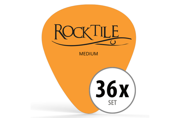 Rocktile Plektren Yellow Medium 36er Pack image 1