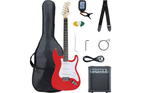 McGrey Rockit E-Gitarre ST-Komplettset Fiesta Red image 1