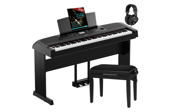 Yamaha DGX-670 B Portable Piano Nero Home Set image 1