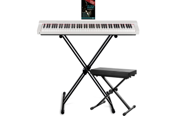 Classic Cantabile SP-316 Stage Piano Stage Set Bianco image 1