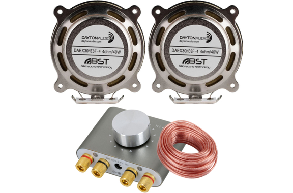Dayton Audio DAEX30HESF-4 Exciter Stereo Amplifier Set image 1