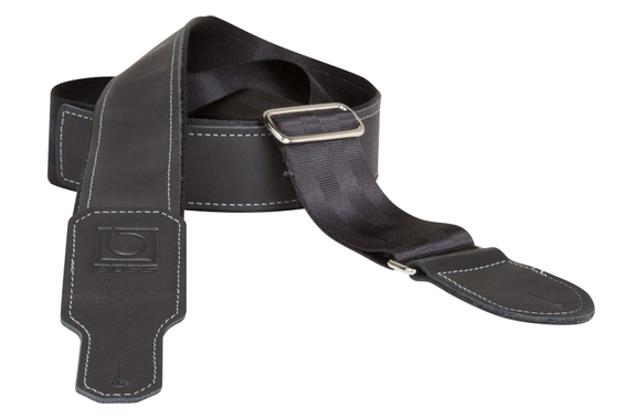 Boss BSH-20-BLK Sangle De Guitare Nylon/Cuir Noire image 1