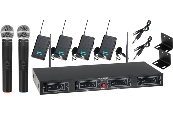 McGrey UHF-2V4I Quad Funkset image 1