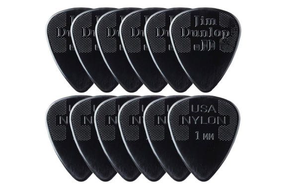 Dunlop Nylon Standard Picks 1,0 mm 12er Player's Pack image 1