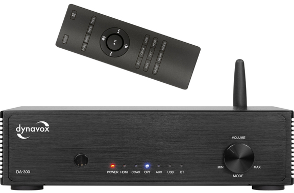 Dynavox DA-300 Amplificador Con HDMI ARC Negro image 1
