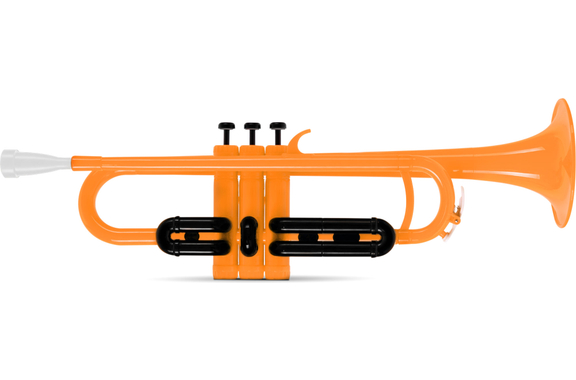 Classic Cantabile KTP-30OR MardiBrass Trompeta Bb de plástico naranja image 1