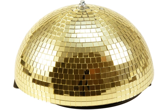 Eurolite Spiegel-Halfbol 30 cm Goud Gemotoriseerd image 1