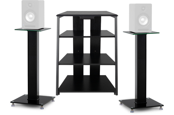 Pronomic SLS-282L Supports D'Enceintes HiFi + Ensemble Étagère image 1