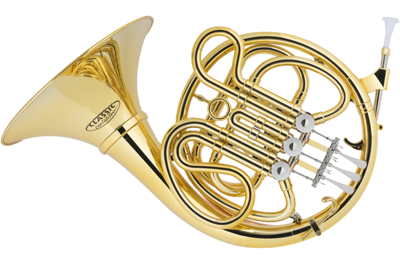 Classic Cantabile WH-20GD MardiBrass Waldhorn en F de plástico dorado image 1
