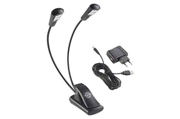 K&M 12245 Notenpultleuchte Double4 LED FlexLight image 1