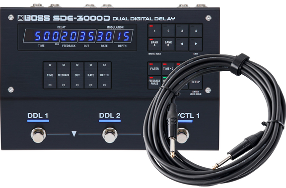 Boss SDE-3000D Dual Delay Pedal Set image 1