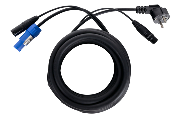 Pronomic Stage EUPPX-5 Hybridkabel Euro/Powerplug/XLR image 1