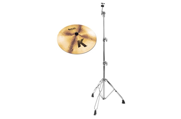 Zildjian K Crash Thin Dark 19" + Support Cymbale Droit SET image 1