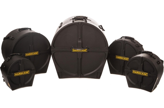 Hardcase HROCKFUS-3 Drumset Case Set 22", 10", 12", 16" & 14" image 1