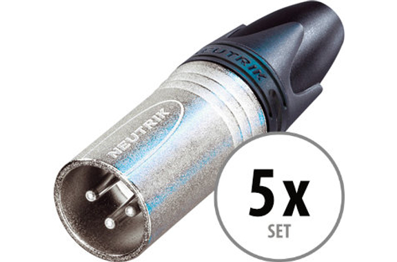 Neutrik NC3MXX XLR Connecteur Mâle Pack De 5 image 1