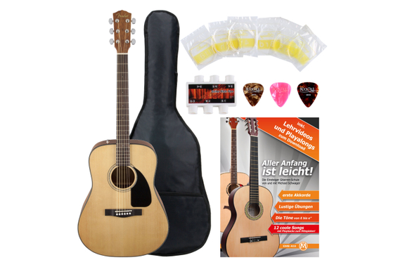 Fender CD-60 V3 DS Natural Starter Set image 1