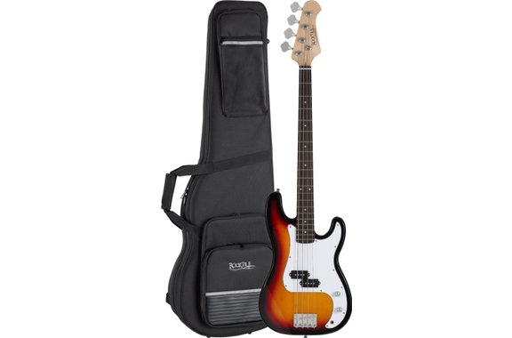 Rocktile Puncher E-Bass Sunburst Set incl. Étui Léger image 1
