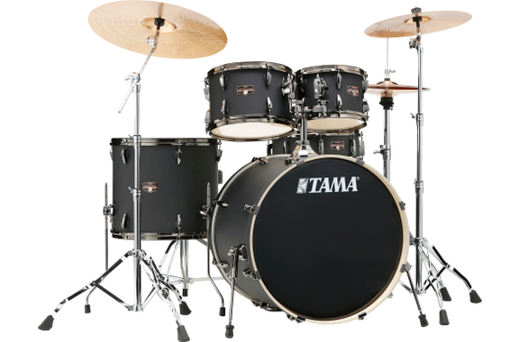 Tama IP52H6WBN-BOB Imperialstar Drumkit Blacked Out Black image 1