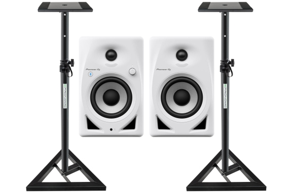Pioneer DJ DM-40D-BT Studiomonitor 4" Paar weiß Set image 1
