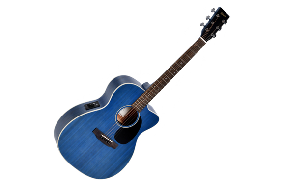 Ditson 000C-10E-TBL Translucent Ultramarine-Blue  - Retoure (Zustand: gut) image 1